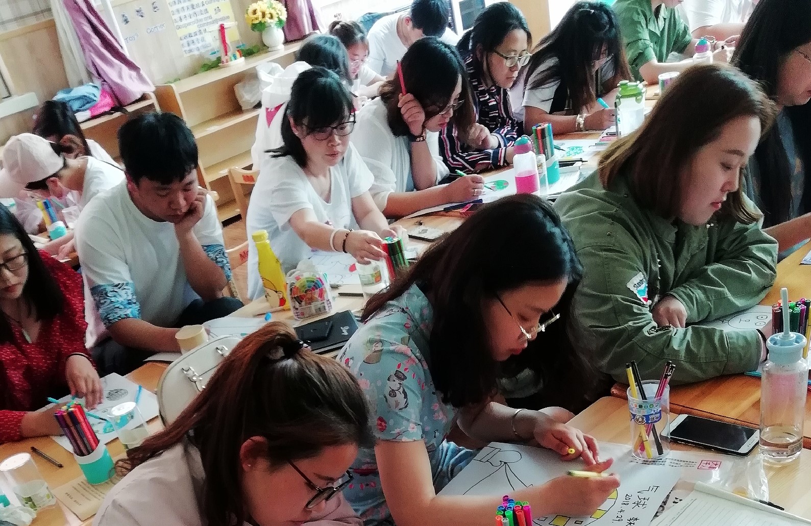 2018.4.29-5.1北京王府幼儿园美术培训第一期